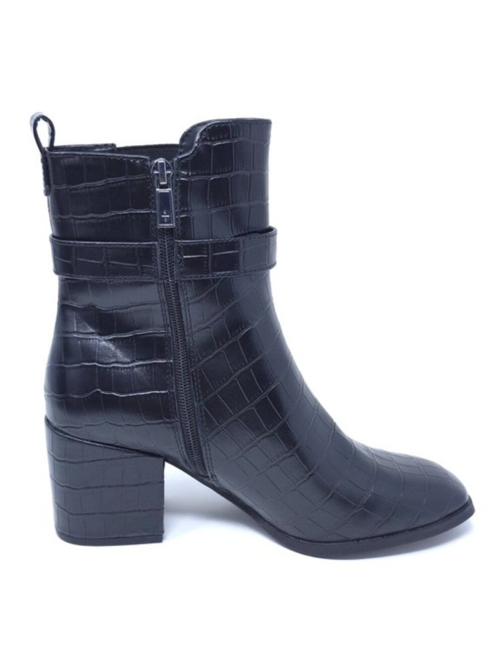 Kenneth Cole Reaction Women's Emerson Fashion Boot, Black Croco, 8M - Picture 4 of 13